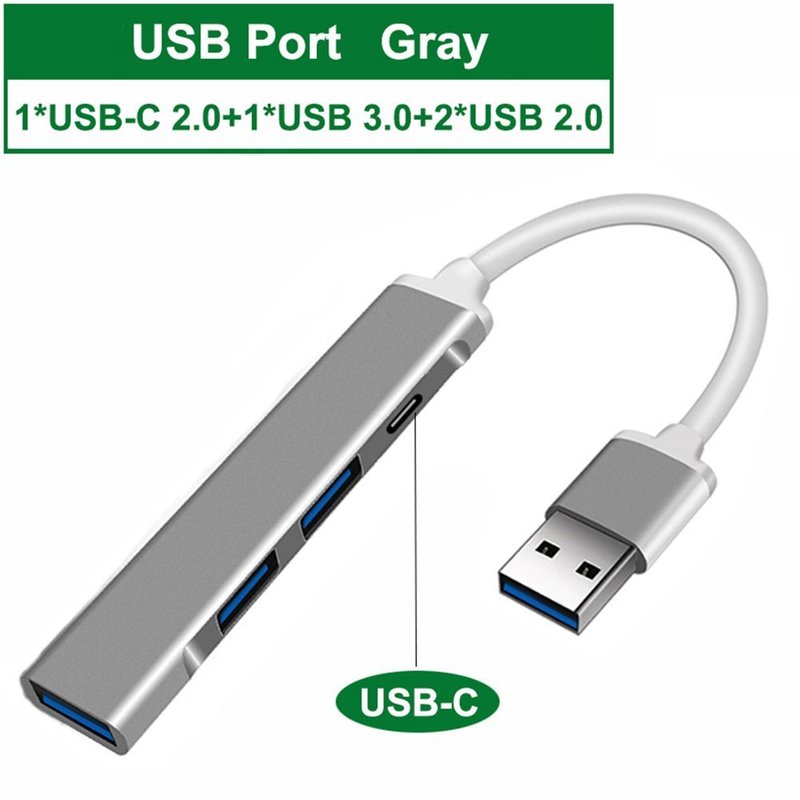 Répartiteur adaptateur OTG pour ordinateur portable, Station d'accueil à grande vitesse, HUB USB C 3.0, extenseur type-c pour Xiaomi HP Dell Lenovo