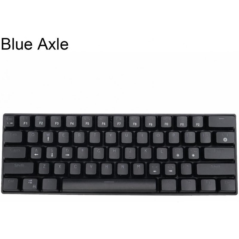 Clavier filaire 61 touches, rétro-éclairage, Programmable, type-c, pour bureau