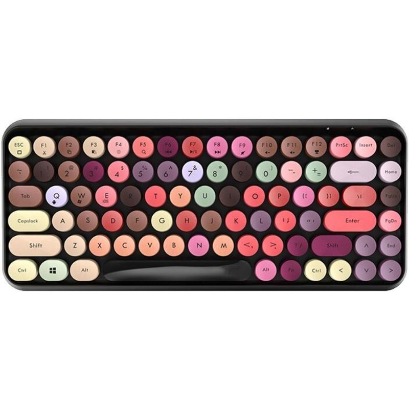 Clavier Bluetooth sans fil 308i M17F Ă 84 touches rondes, pour PC