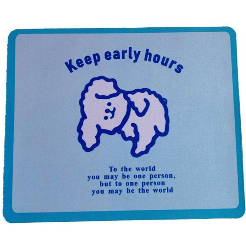 Tapis de souris en caoutchouc, divers Styles, décoration de bureau, Durable, mignon, dessin animé