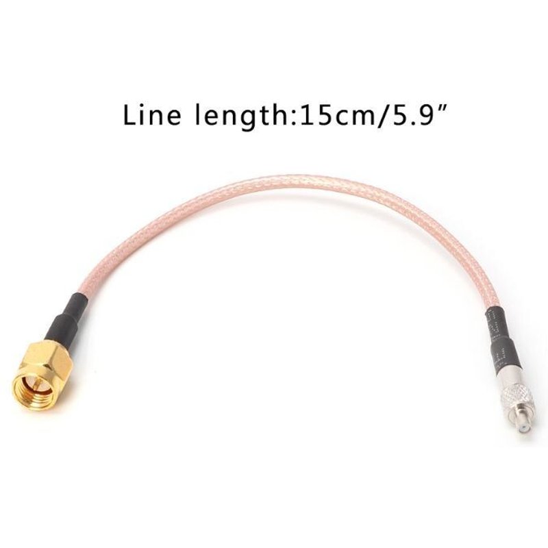 Câble Coaxial droit TS9 femelle vers prise SMA mâle RG316 en queue de cochon, câbles d'extension d'assemblage