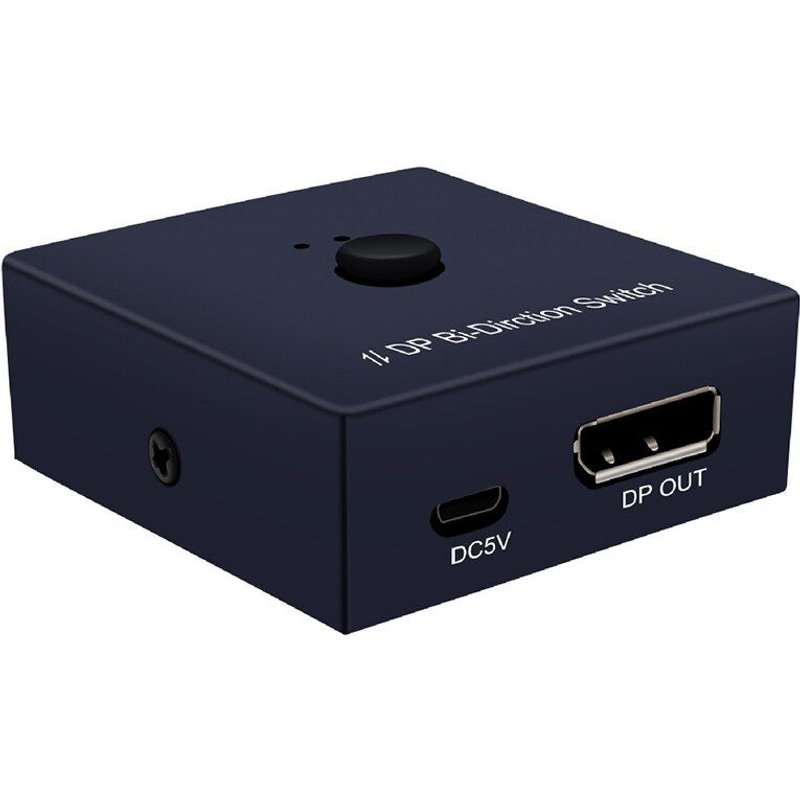 commutateur bidirectionnel Displayport 1x2/2x1, pour commutateur bidirectionnel entre ordinateur et moniteur, DP Kvm