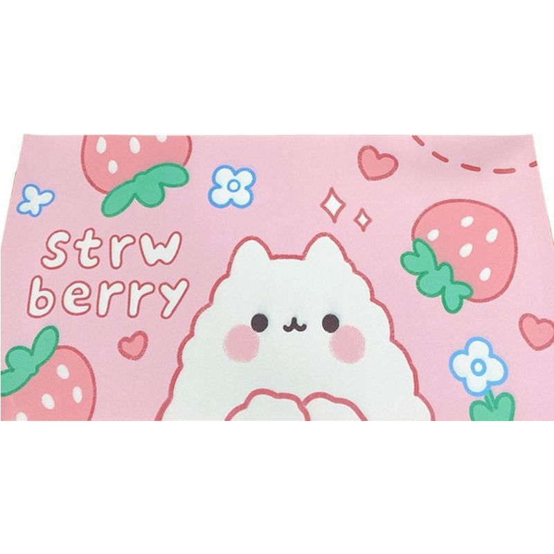 Tapis de souris Kawaii en caoutchouc, résistant à l'usure, pour clavier de bureau et de jeu