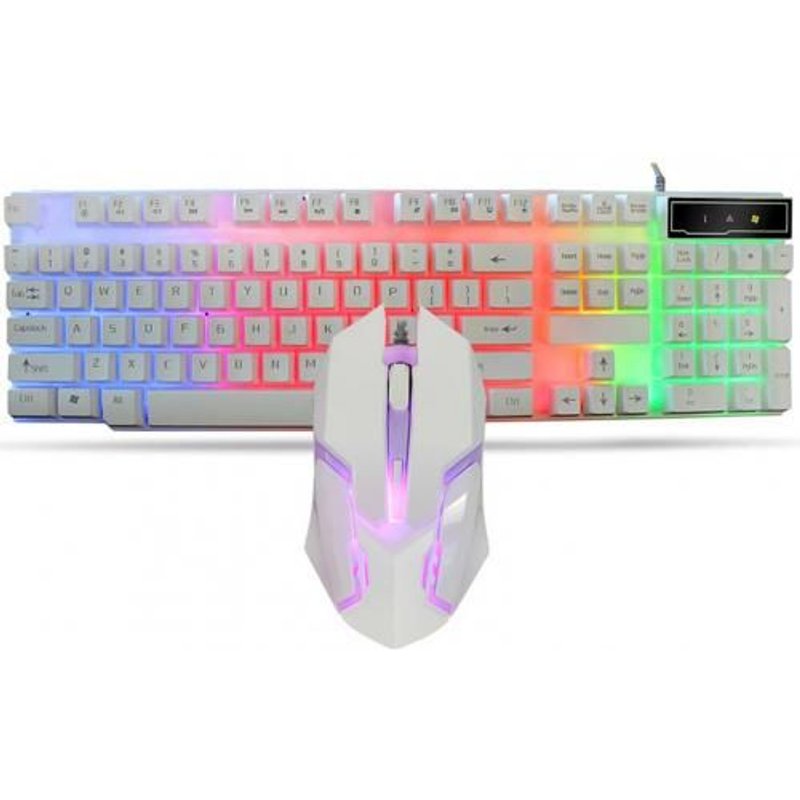 Souris PC USB étanche, confortable et créatif, avec rétro-éclairage Cool, clavier filaire, Transmission Stable pour le bureau