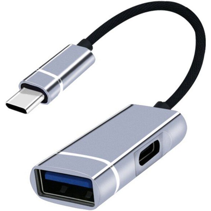 Adaptateur USB 3.0 vers Type C, câble OTG, convertisseur de données PD, pour ordinateur portable