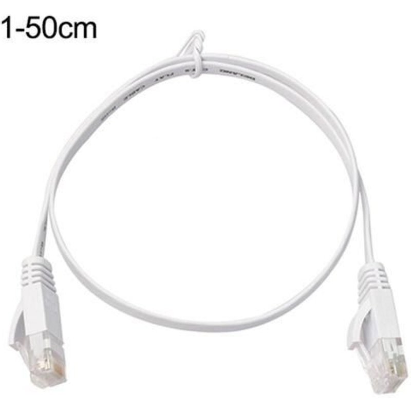 Câble Ethernet plat UTP CAT6, 0.5-15m, pour réseau LAN Gigabit, routeur de raccordement