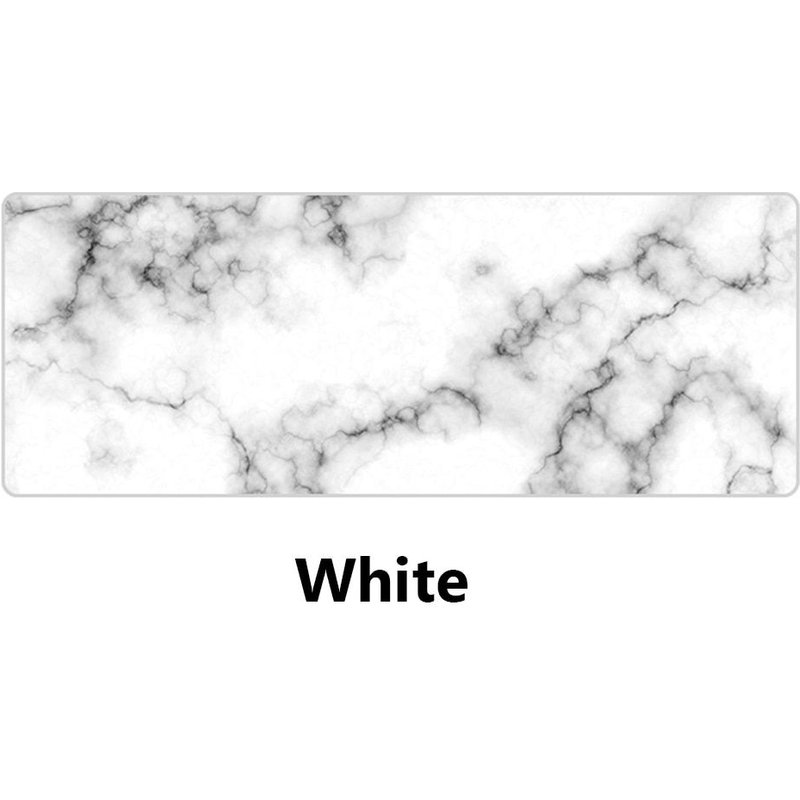 Grand tapis de souris souple en Grain de marbre, accessoire de bureau pour ordinateur de bureau, coussin pour clavier et ordinateur portable