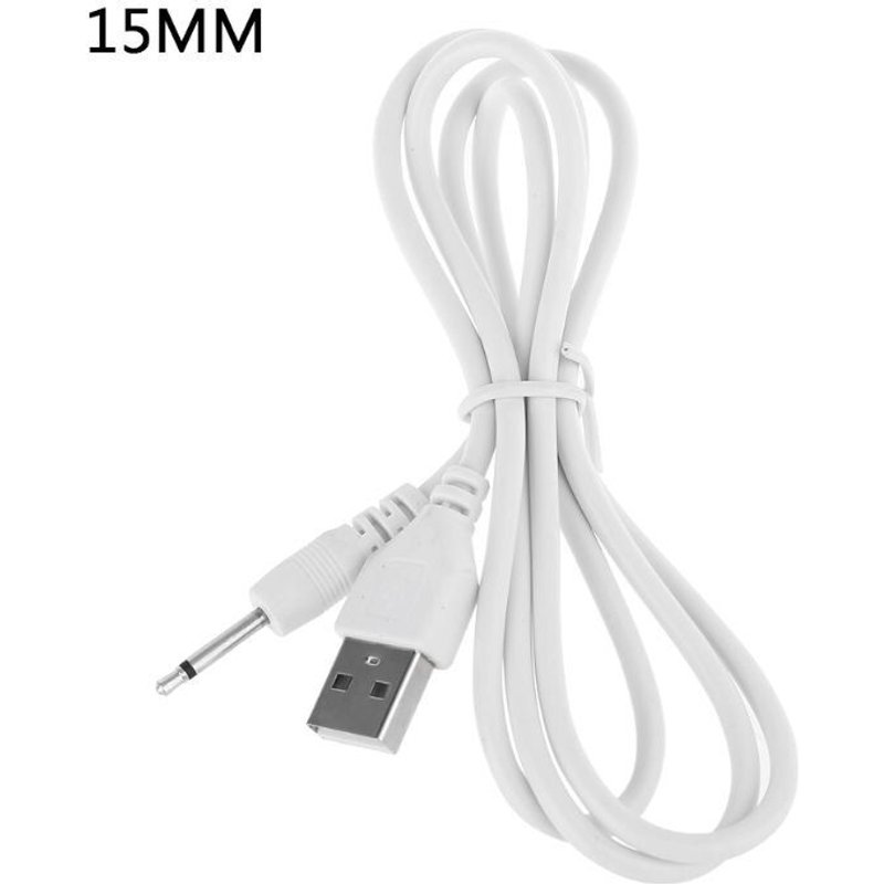 Câble de chargement USB universel vers 2020, cordon d'alimentation Audio Mono, 15/16/17/19mm, broches blanches, nouveauté 2.5