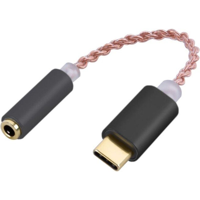 câble adaptateur USB C à 3.5mm, câble de transfert de données à haute efficacité pour téléphone portable et ordinateur