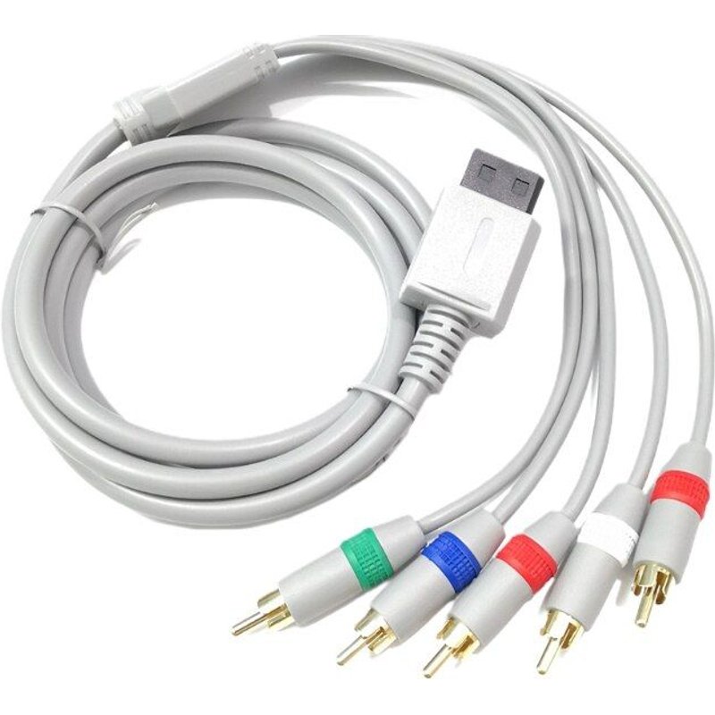 Câble AV pour vidéo RCA et stéréo, 5 pièces, Compatible avec Wii