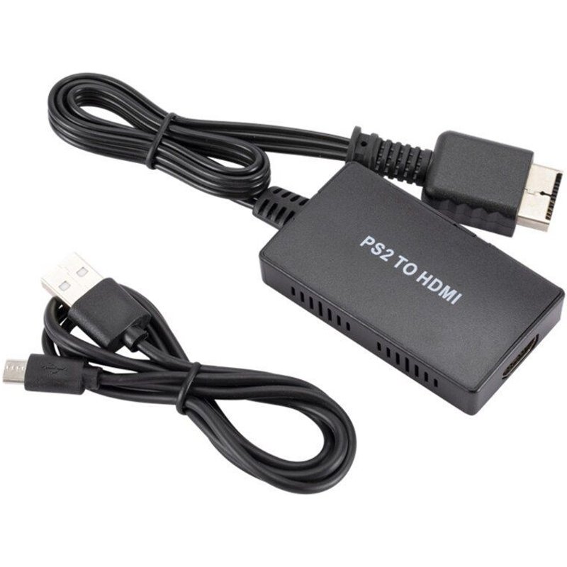 câble adaptateur pour PS2 vers HDMI, convertisseur compatible PS2 vers HDMI, fonctionne avec PS2 câble haute définition