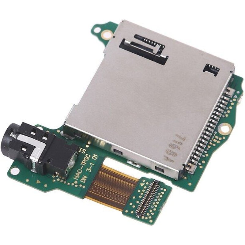 Lecteur De Cartes À Fente, Cartouche De Jeu, Plateau, Écouteurs, Port Jack De Remplacement, Compatible Avec Les Interrupteurs, Pièce De Réparation