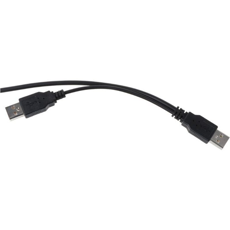 Adaptateur double USB 2.0 à 7 + 6 broches, câble SATA fin pour ordinateur portable