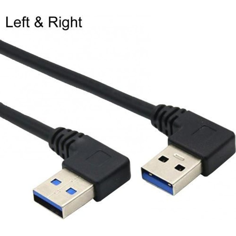 Câble usb 3.0 haute vitesse à Double tête mâle, cordon de données pour disque dur Mobile, 30/60cm