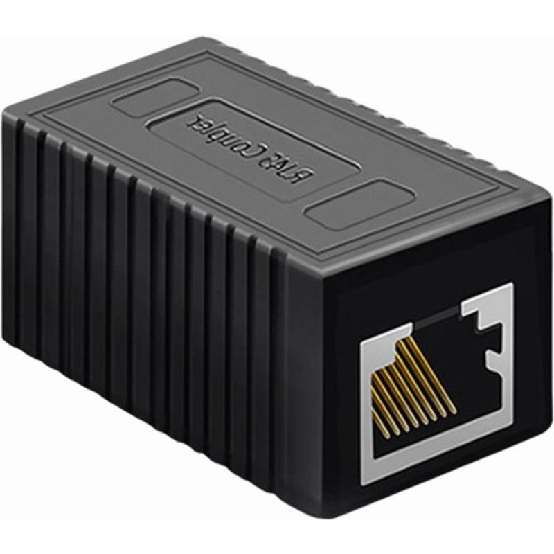 Coupleur de câble réseau RJ45 à double tête, pratique, résistant aux chocs, pour ordinateur