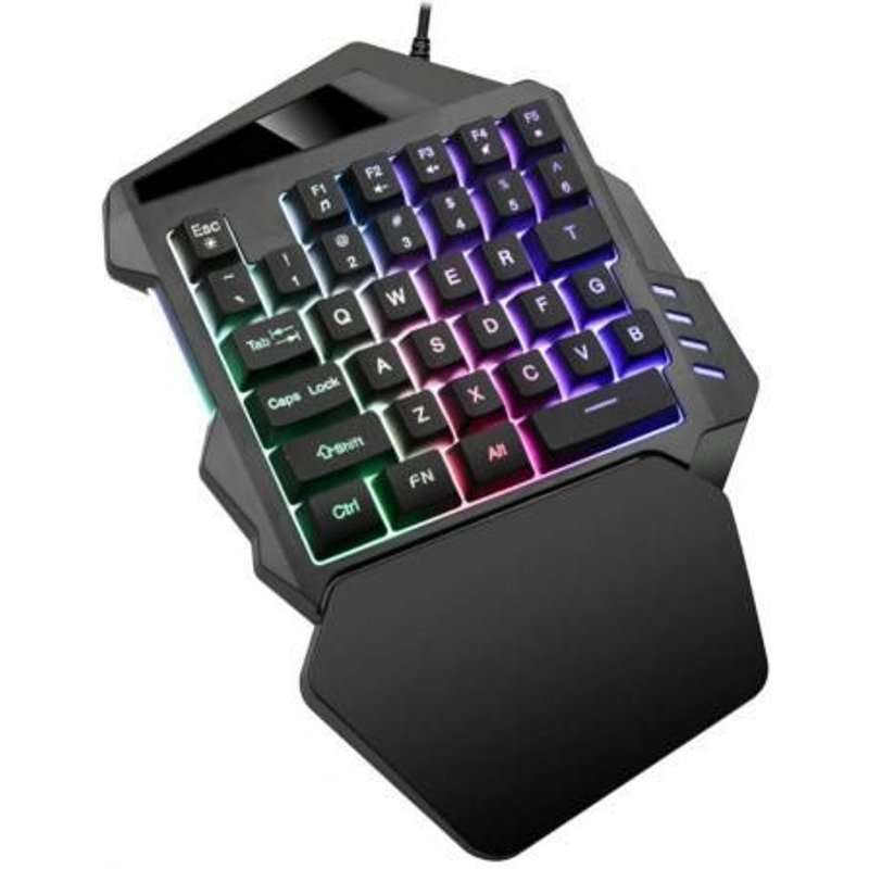 Mini-clavier de jeu Portable, 1 pièce, antidérapant, ergonomique, filaire, une main, pour PS4