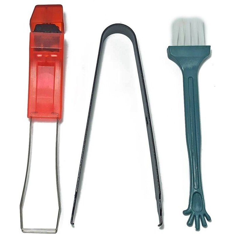 Kit de Station de lubrification pour clavier mécanique, 3 pièces, interrupteur, Picker, extracteur de capuchons de touches