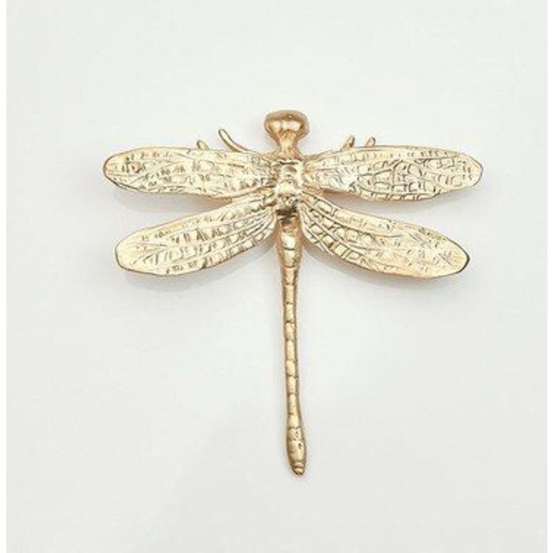 Poignées de porte et de garde-robe à poignées en laiton libellule, décoration créative scandinave