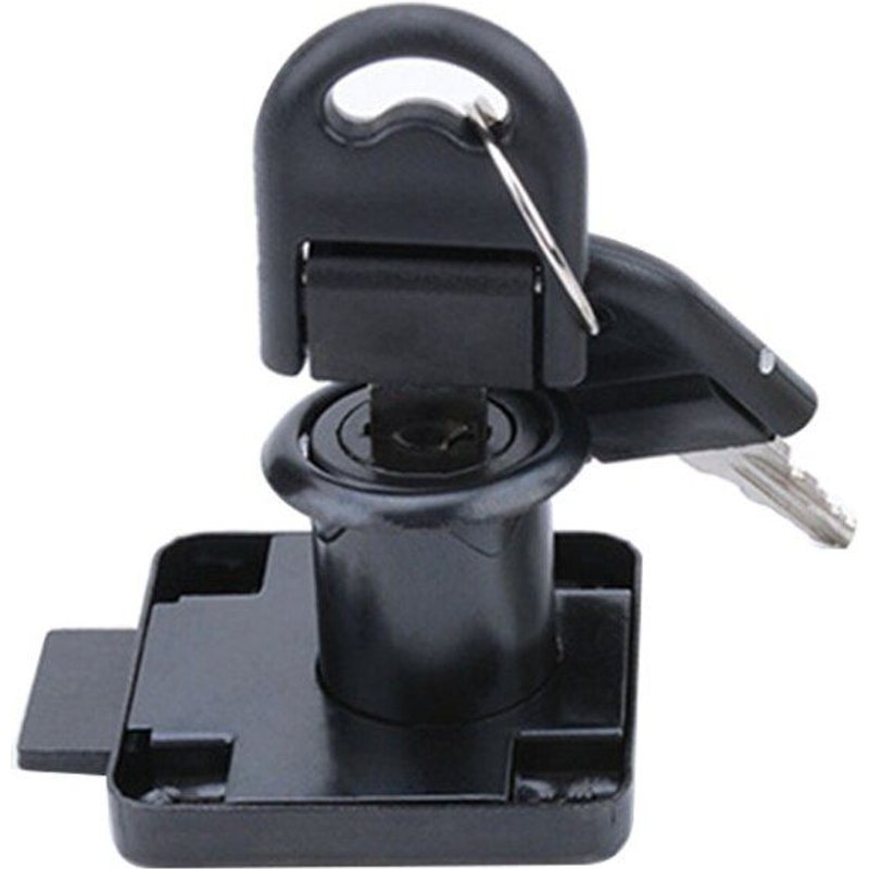 Verrou de sécurité pour meubles en acier inoxydable, avec clés, boîte en lettres, cylindre à came, verrou de tiroir pour sécuriser les fichiers importants