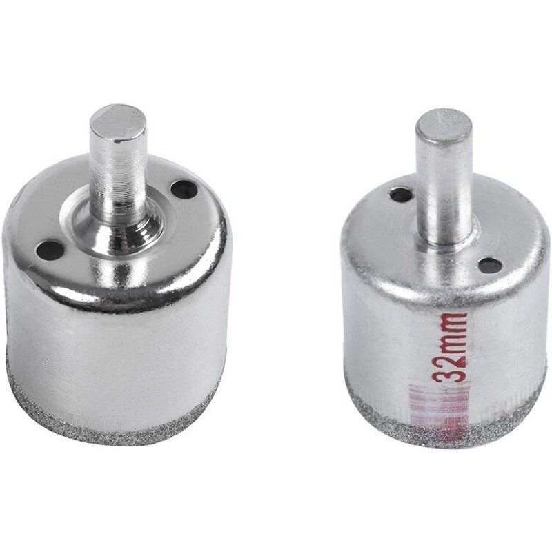 Outil de coupe de scie cloche en céramique, verre revêtu de diamant, 35Mm et 2 pièces