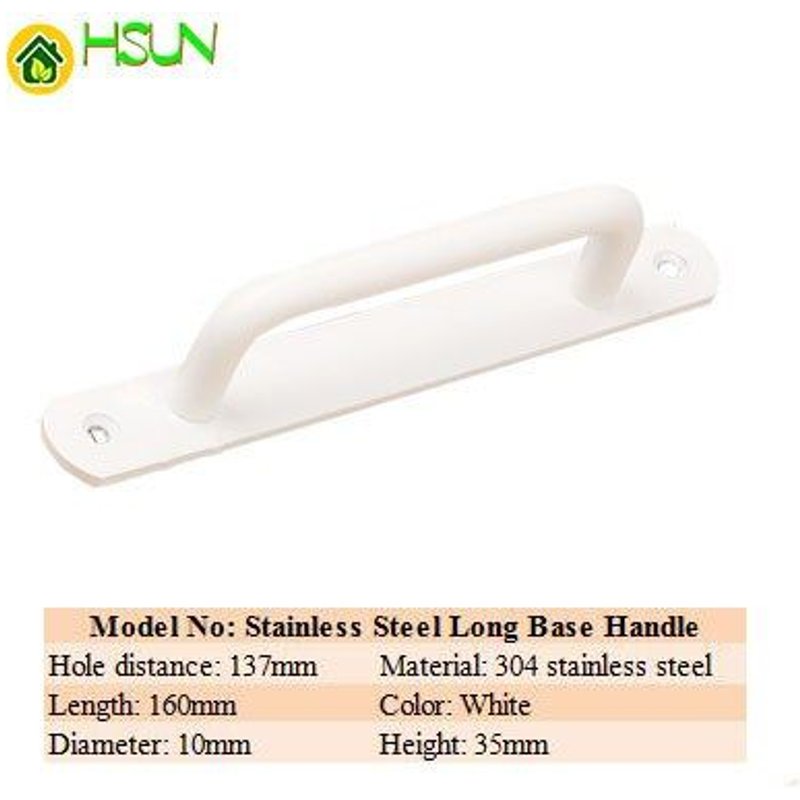 Poignée de garde-robe moderne et Simple, 1 pièce, poignée noire pour porte montée en Surface, en acier inoxydable, poignée de porte Push-pull