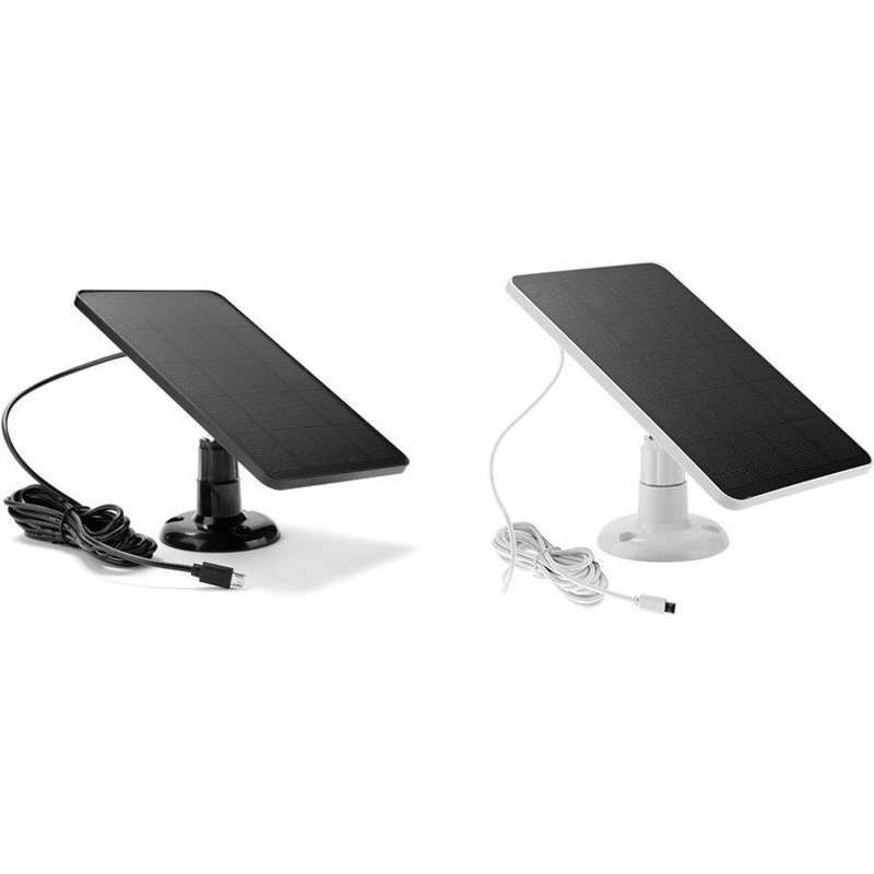 Chargeur de cellules solaires 10W, 5V, USB, Portable, pour caméra de sécurité domestique, alimenté par câble de chargement