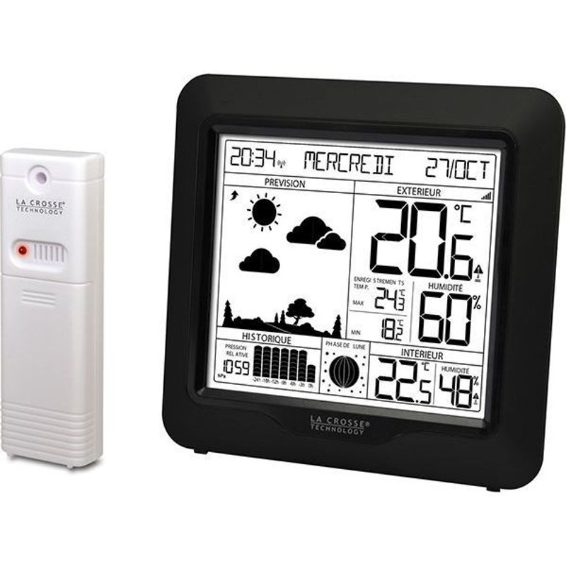 Station météo LA CROSSE TECHNOLOGY WS6823-BLA