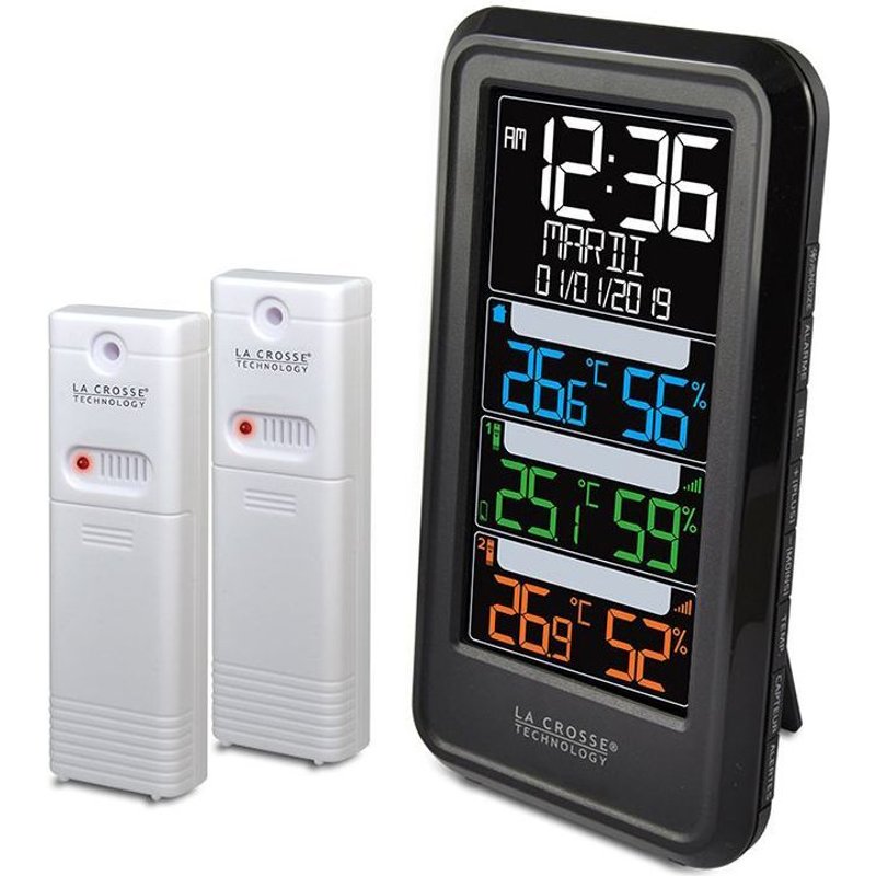 Station météo LA CROSSE TECHNOLOGY WS6813-BLA