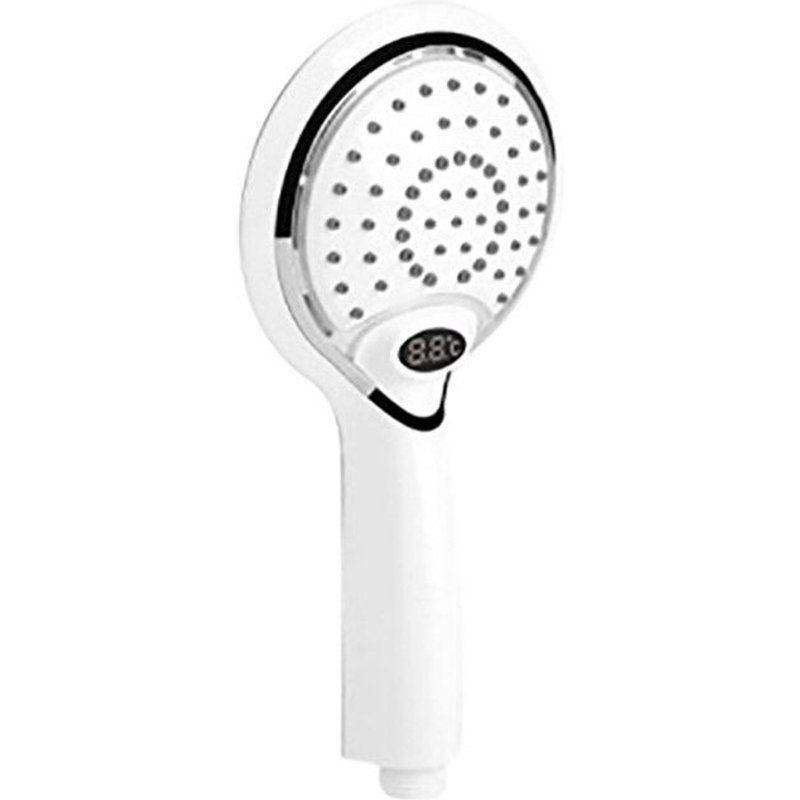 Pommeau de douche avec affichage numérique de la température, douchette à main LED pour salle de bain