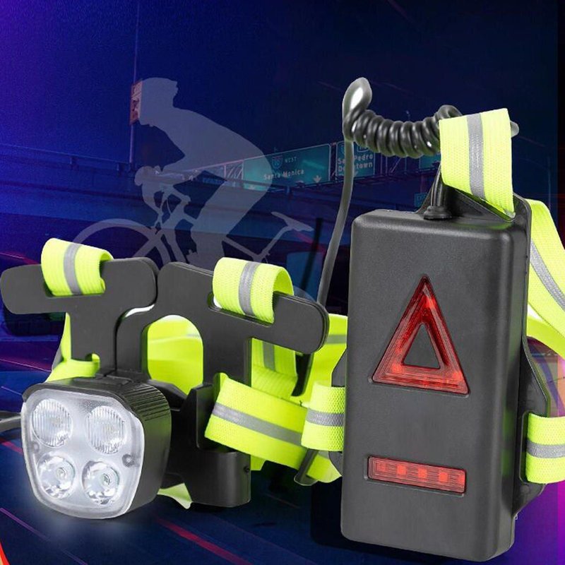 Lampe de poche étanche à 4led USB pour la pêche et la course de nuit