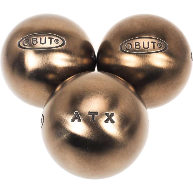 Boules De Pétanque Obut Boules De Pétanque Obut Atx Competition 74mm M Argent Métalisé 720g