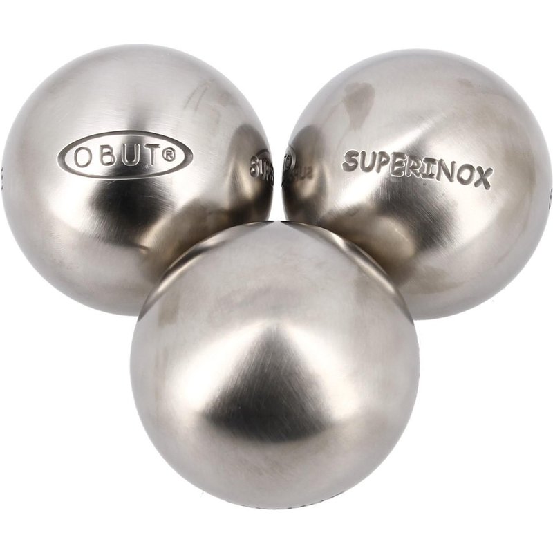 Boules De Pétanque Obut Boules De Pétanque Obut Superinox 73mm 0 Argent Métalisé 700g
