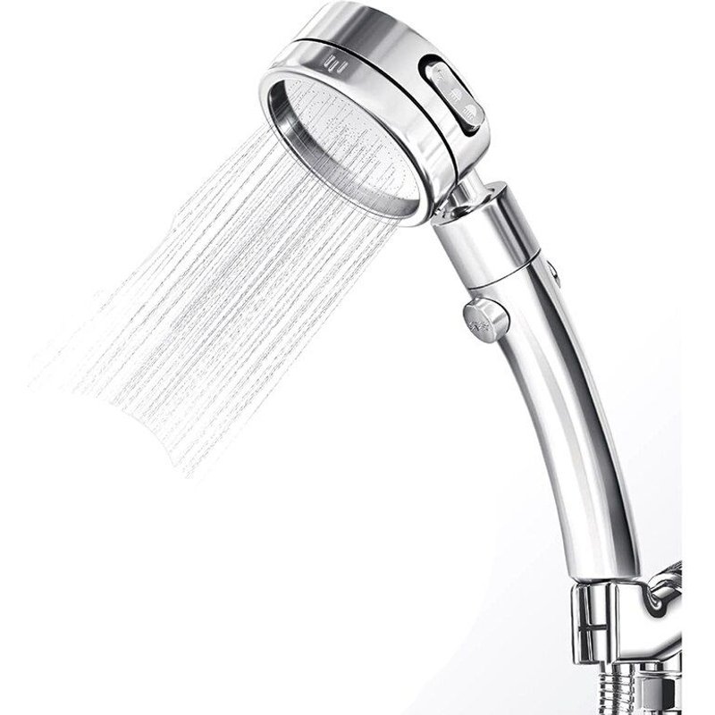 Ensemble de pommeaux de douche à haute pression, pommeau de douche détachable avec pomme de douche de remplacement réglable à la main avec tuyau