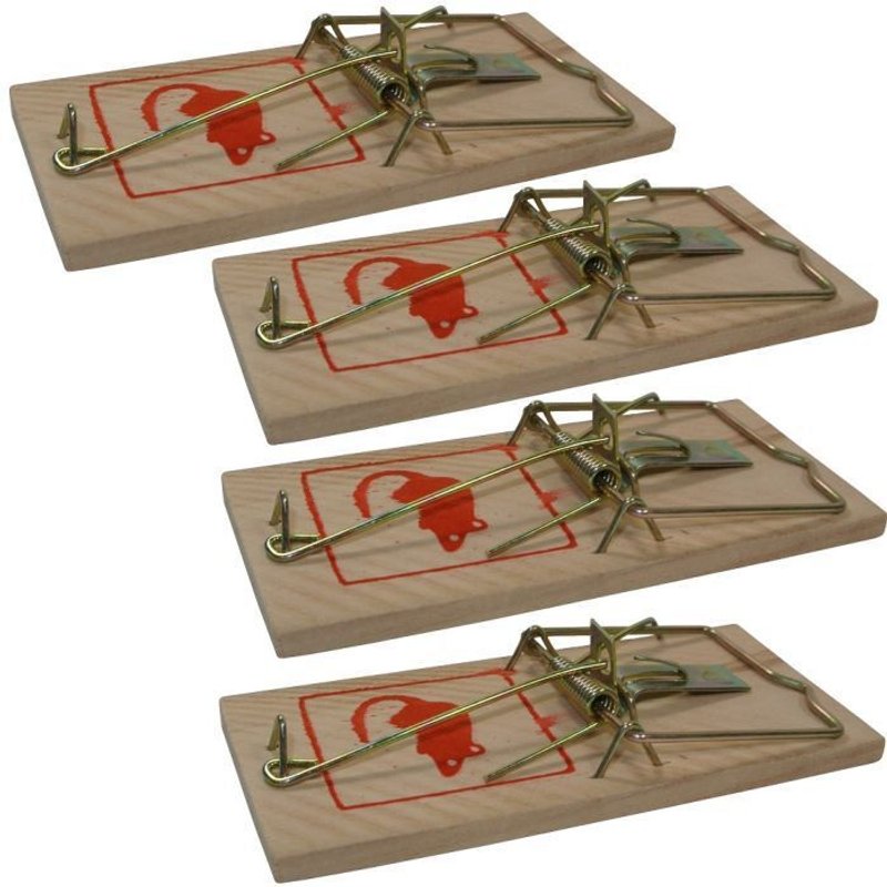 Lot de 4 tapettes à souris