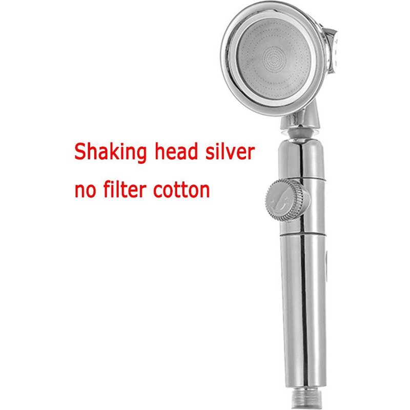 Pomme de douche à haute pression avec tuyau ajustable, support libre, accessoires perforé pour salle de bain, économie d'eau