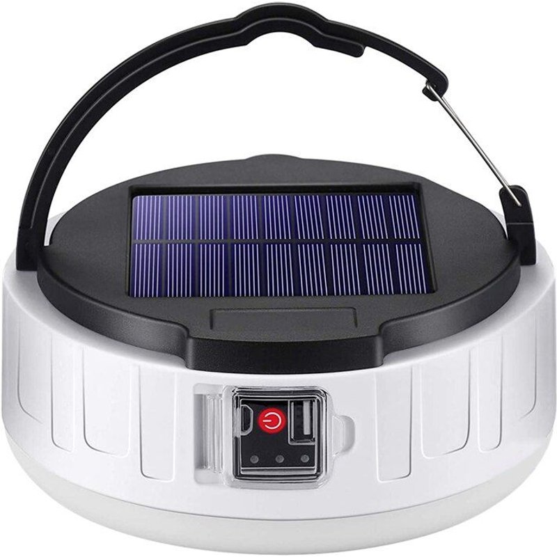 Lanterne LED solaire pour Camping, Camping, randonnée, 4 Modes d'éclairage, lampe de poche pour urgences, ouragans