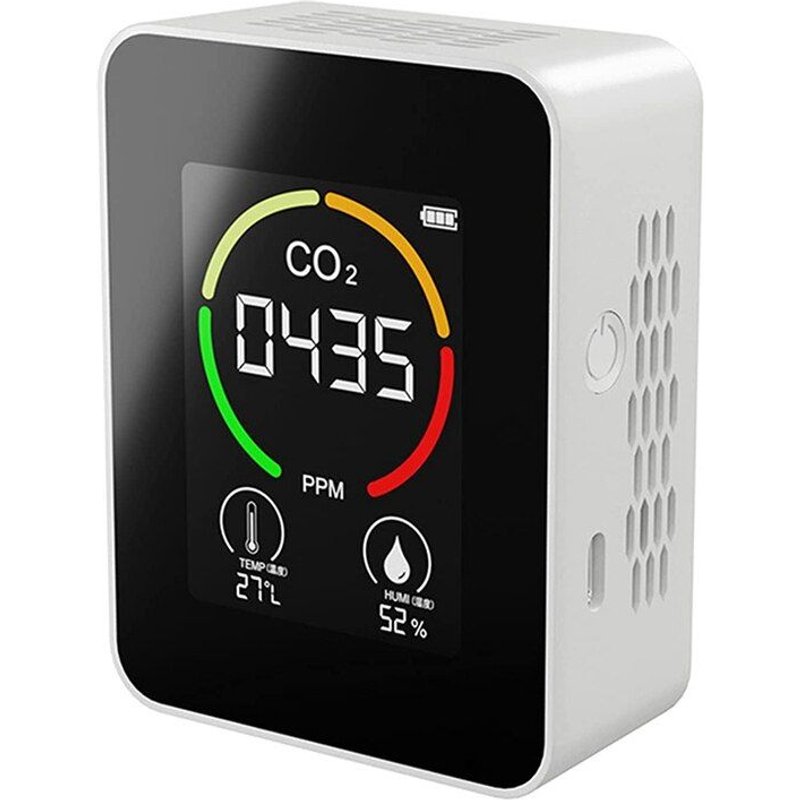 Détecteur de dioxyde de carbone, détecteur d'air, moniteur CO2 pour serre, Production agricole