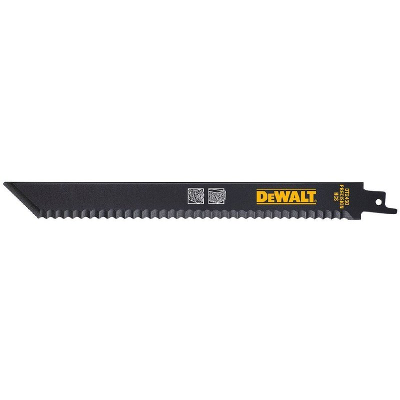 DeWALT Lame de scie sabre HCS 225mm 2Spièces - DT2450-QZ