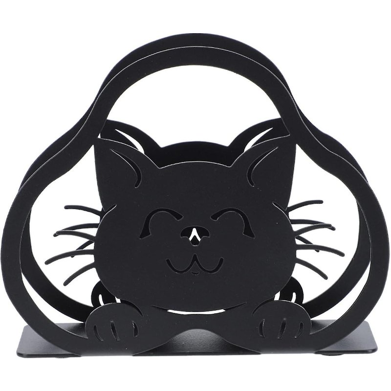 Porte-Serviettes En Papier De Restaurant Porte-Serviette En Fer Forgé Pour Tables Porte-Serviette En Papier De Bureau En Forme De Chat En Métal Pour La Maison Cuisine Mariage Restaurant