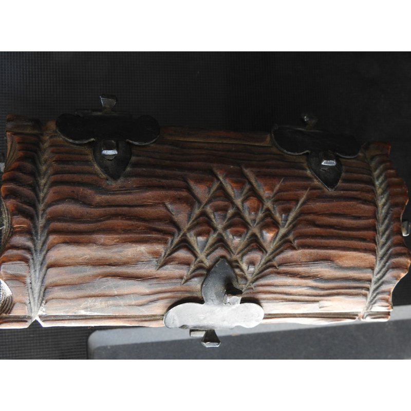 Petit Coffre A Bijou En Bois, Style Coffre Aux Tresors