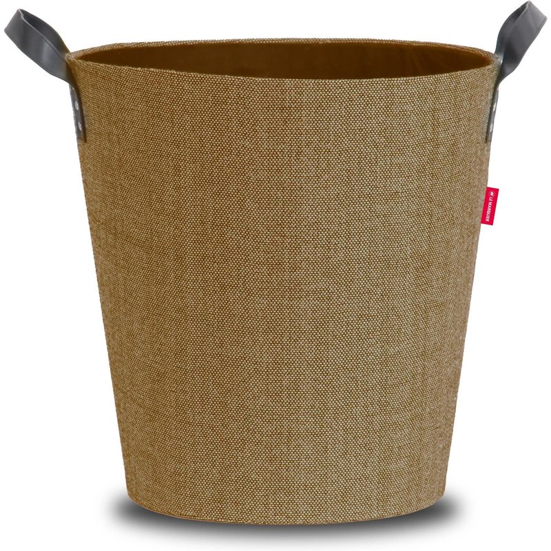 Panier A Bûches Et A Granules Dama Rond Sable