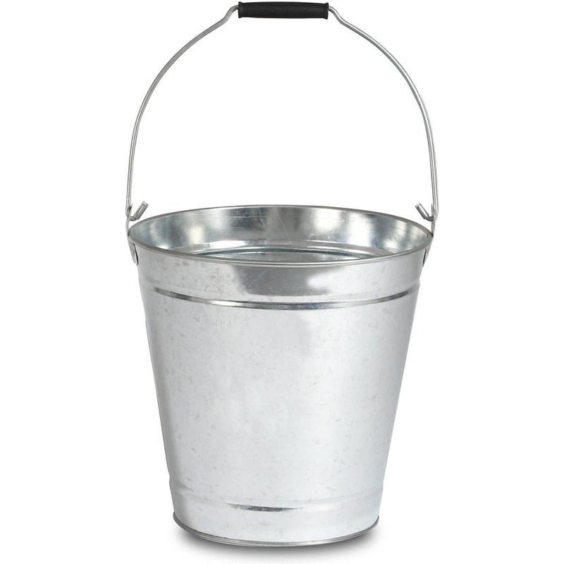 Seau À Cendres Acier Galvanisé