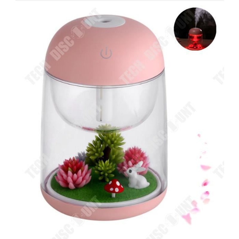 TD® HUMIDIFICATEUR Lampe Air Huile essentielle Diffuseur Veilleuse Décoration - Traitement purificateur d'Air décoration maison