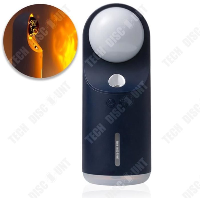 TD? Creative projection humidificateur portable hydratant instrument charge atmosph?re lampe bureau muet grande capacit? atomiseur