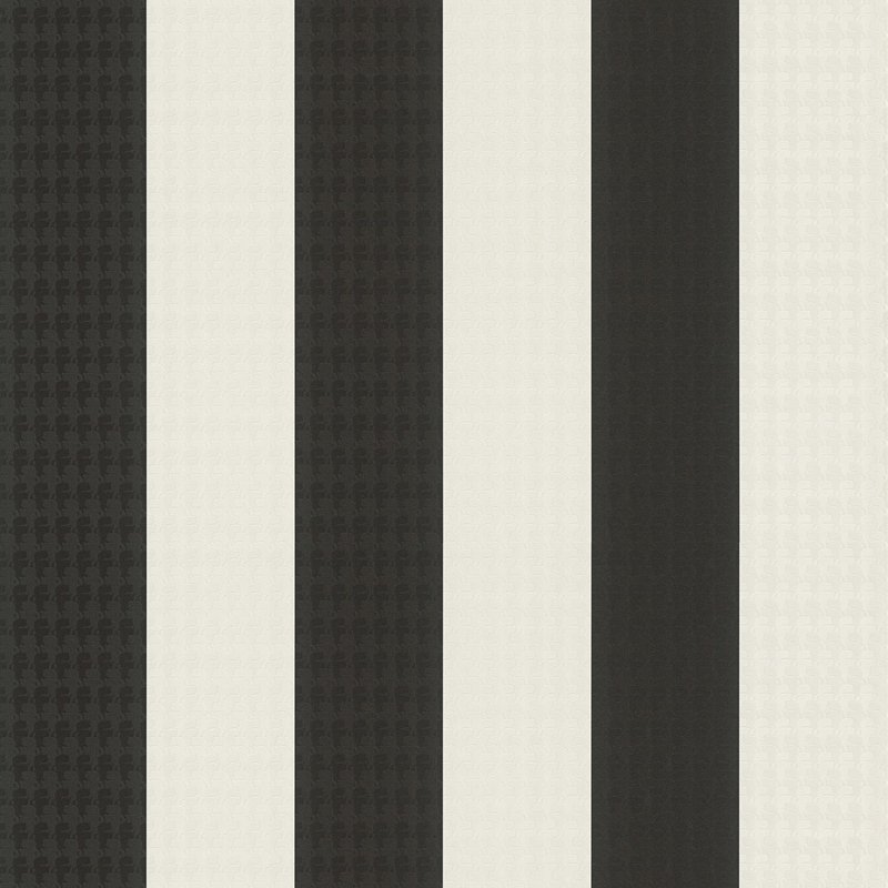 Papier peint à motifs graphiques Profhome 378492-GU papier peint intissé lisse design brillant noir blanc 5,33 m2