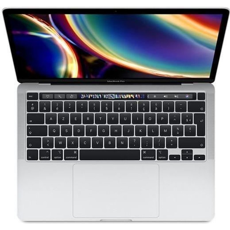 MacBook Pro Touch Bar 13"Core i5 2 Ghz 16 Go 512 Go SSD Argent (2020) - Batterie Neuve - Reconditionné - Etat correct