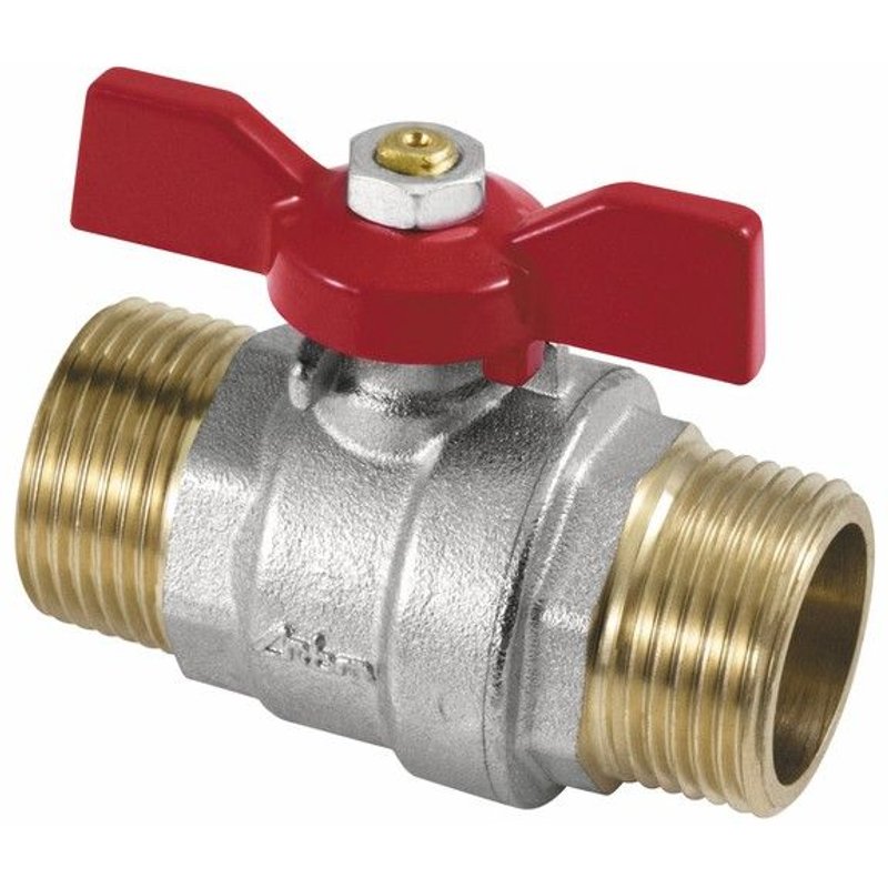 Vanne BS poignée papillon alu MM3/8 - RBM : 08850342