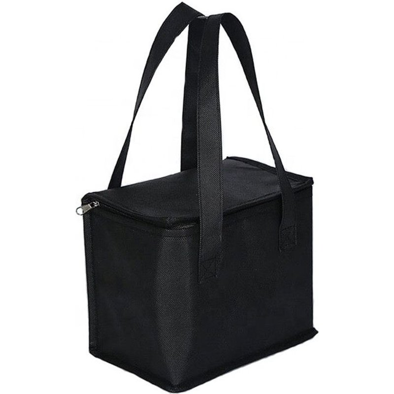 Sac Isotherme Noir 21 Cm X 14 Cm X 17 Cm S