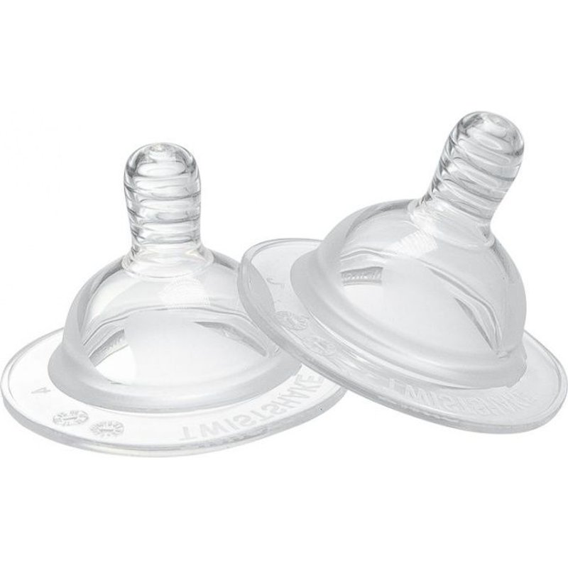 Lot De 2 Tétines Anti Colique De Rechange Naissance Et + Taille S