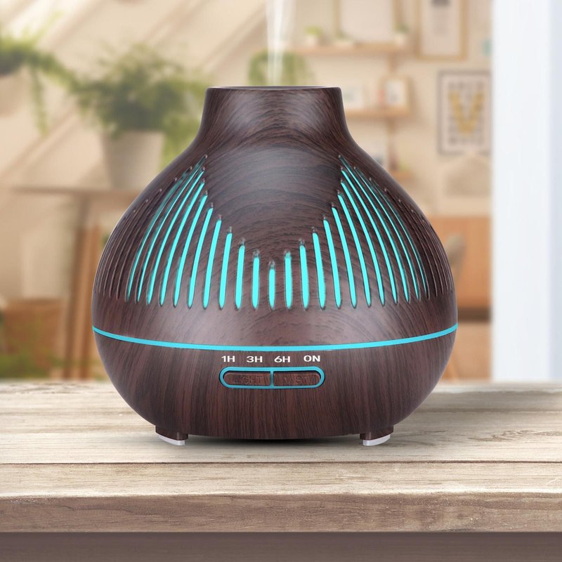 Humidificateur à brume fraîche, diffuseur d'aromathérapie, purificateur ultrasonique pour la maison, voyage, chambre à coucher, Restaurant, détente, 400ml